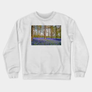 Bluebell Woods Greys Court England UK Crewneck Sweatshirt